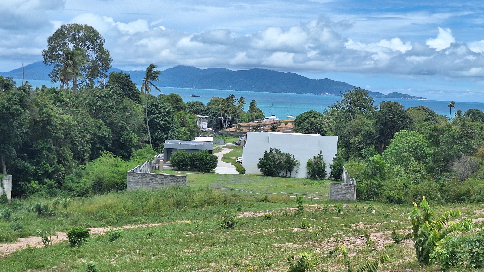 Koh Phangan visible from the property